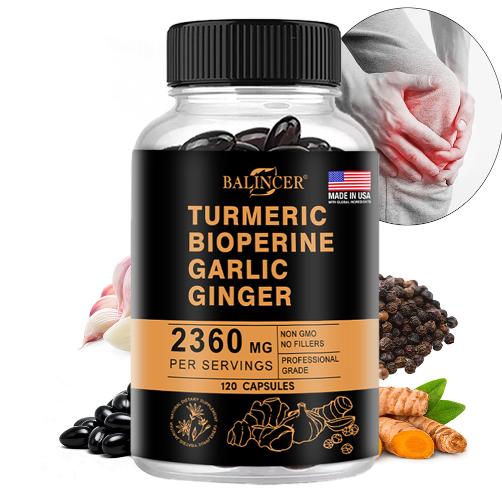 Ginger Tea - Turmeric Ginger Capsules 2360mg with Curcumin