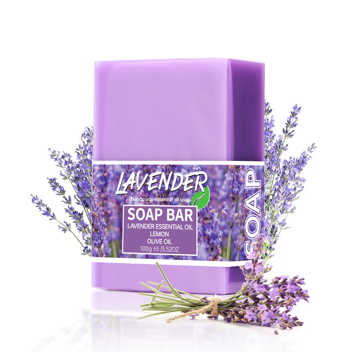 Lavender Oil - 100g Lavender Oil Handmade Glycerin Soap