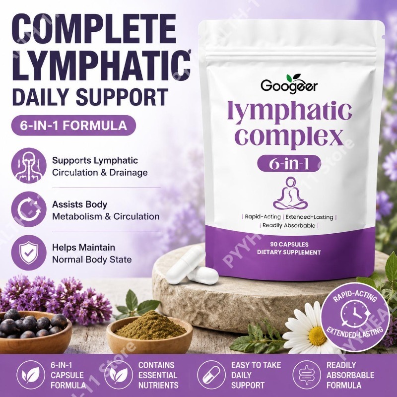 Chamomile Tea - Googeer Lymphatic Complex 6-in-1 Capsules with