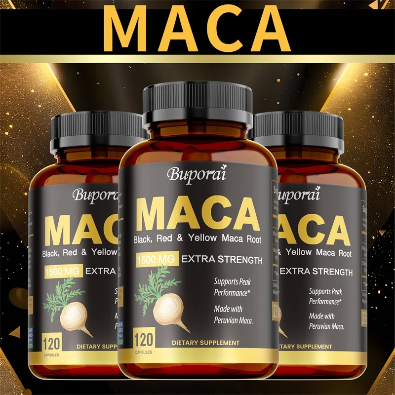 Herbal Supplement - Maca Capsules - Increase Size, Hardness,