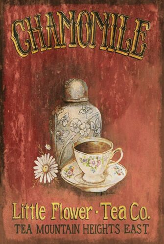 Chamomile Tea - Chamomile Tea Advert Retro Vintage Style