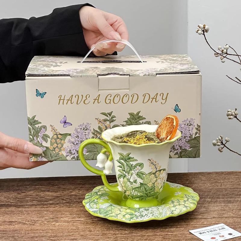 Chamomile Tea - Lily of the valley blooming afternoon