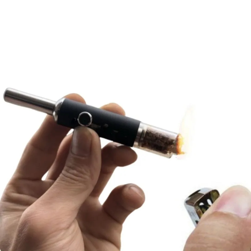 Dried Herbs - 5-Level Adjustable Dry Herb Pipe, Metal