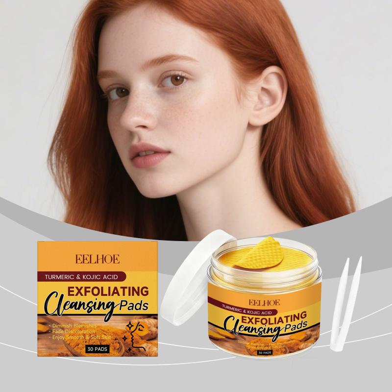 Turmeric - Turmeric Kojic Acid Cleansing Pad Gently