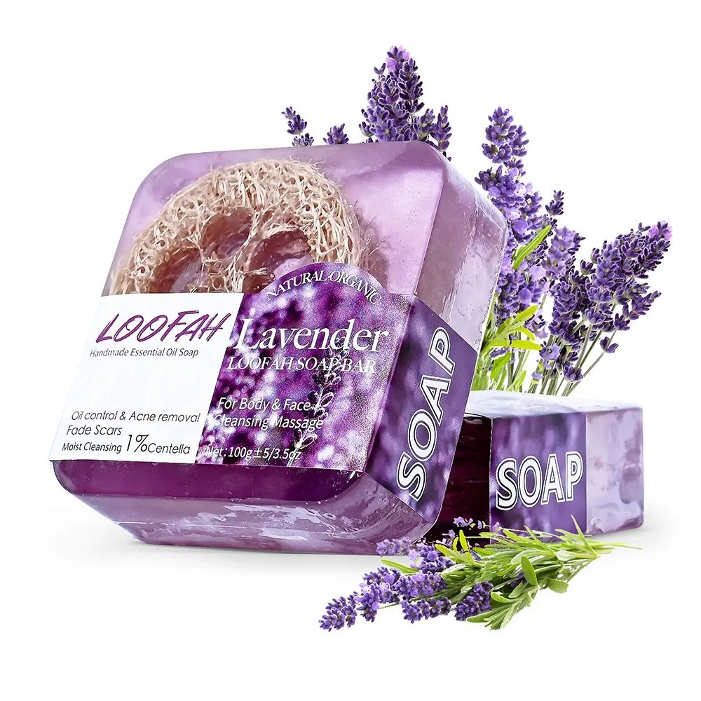 Lavender Oil - 100g Organic Lavender Essential Oil Soap,