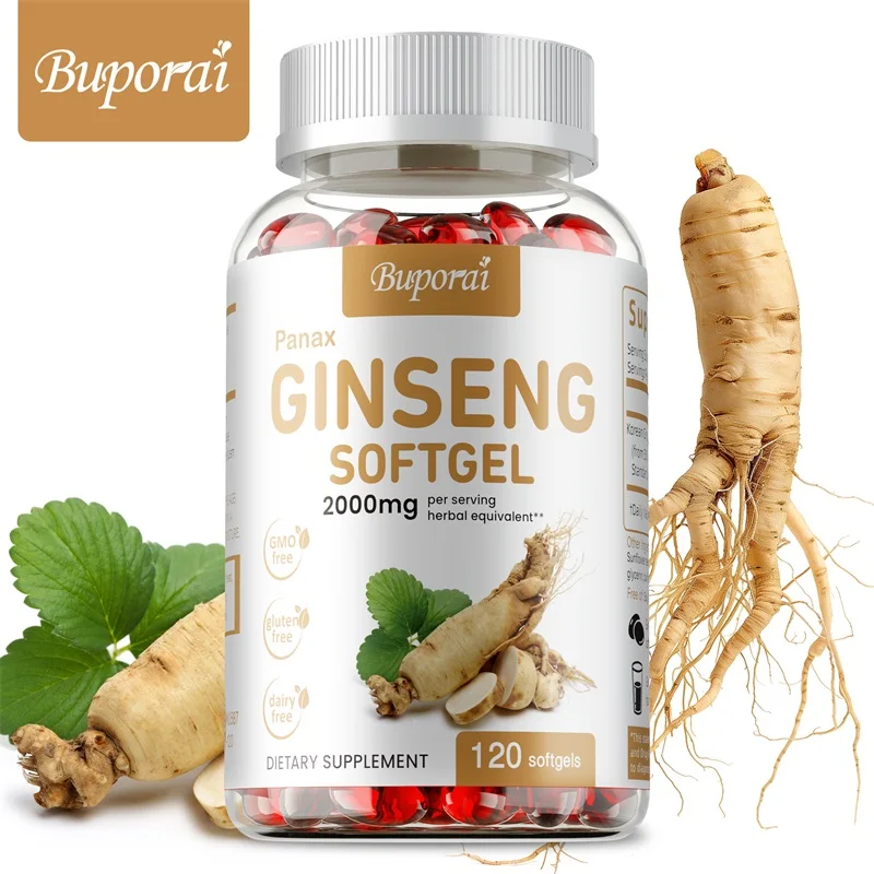 Ginger Tea - Red Panax Ginseng Capsules - for