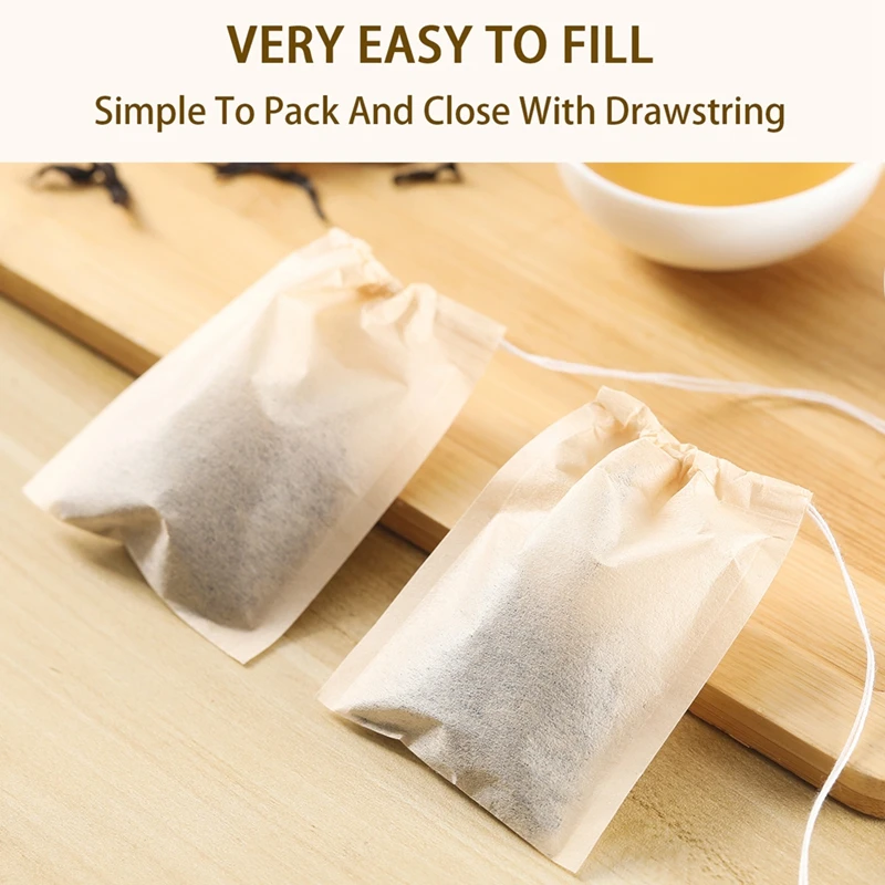 100Pcs Teabags with Drawstring - đánh giá và giá Chamomile Tea