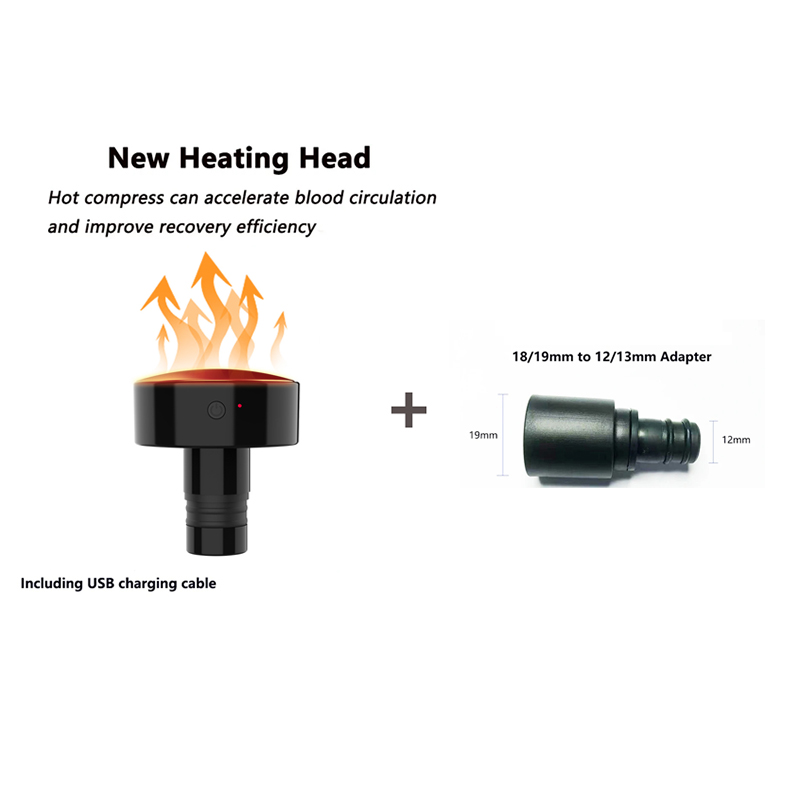 New Heat Fascia Gun Massage He - đánh giá và giá Health Wellness