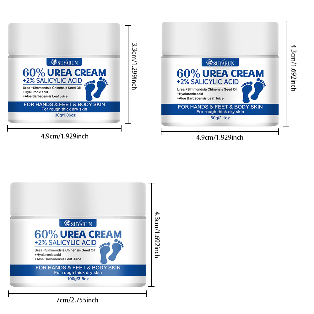 SUYARUN 60% Urea+2% SALICYLIC  - đánh giá và giá Herbal Tincture