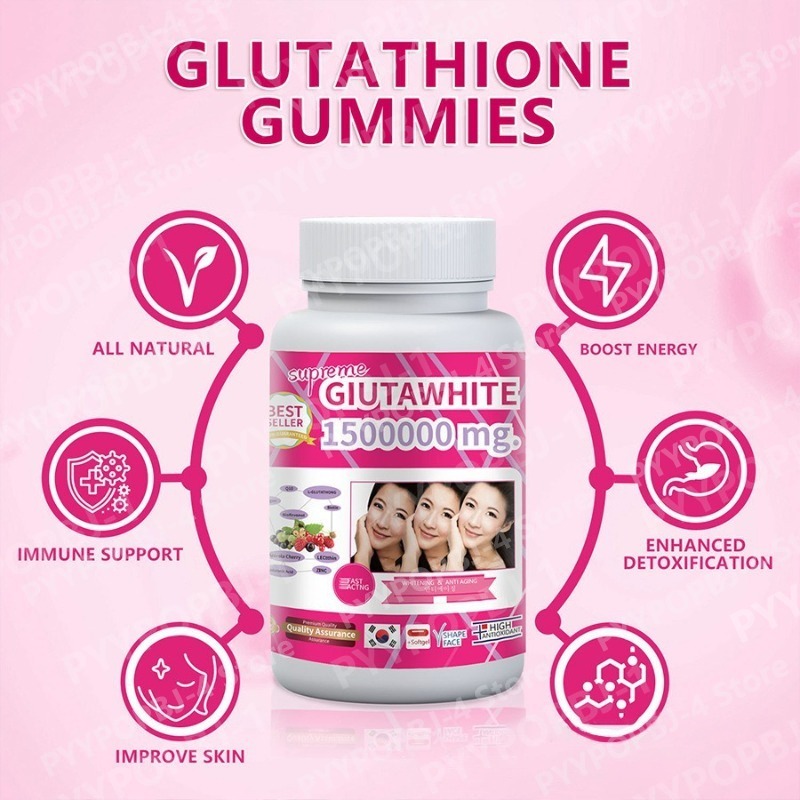 Glutathione Gummies with Vitam - đánh giá và giá Herbal Tea