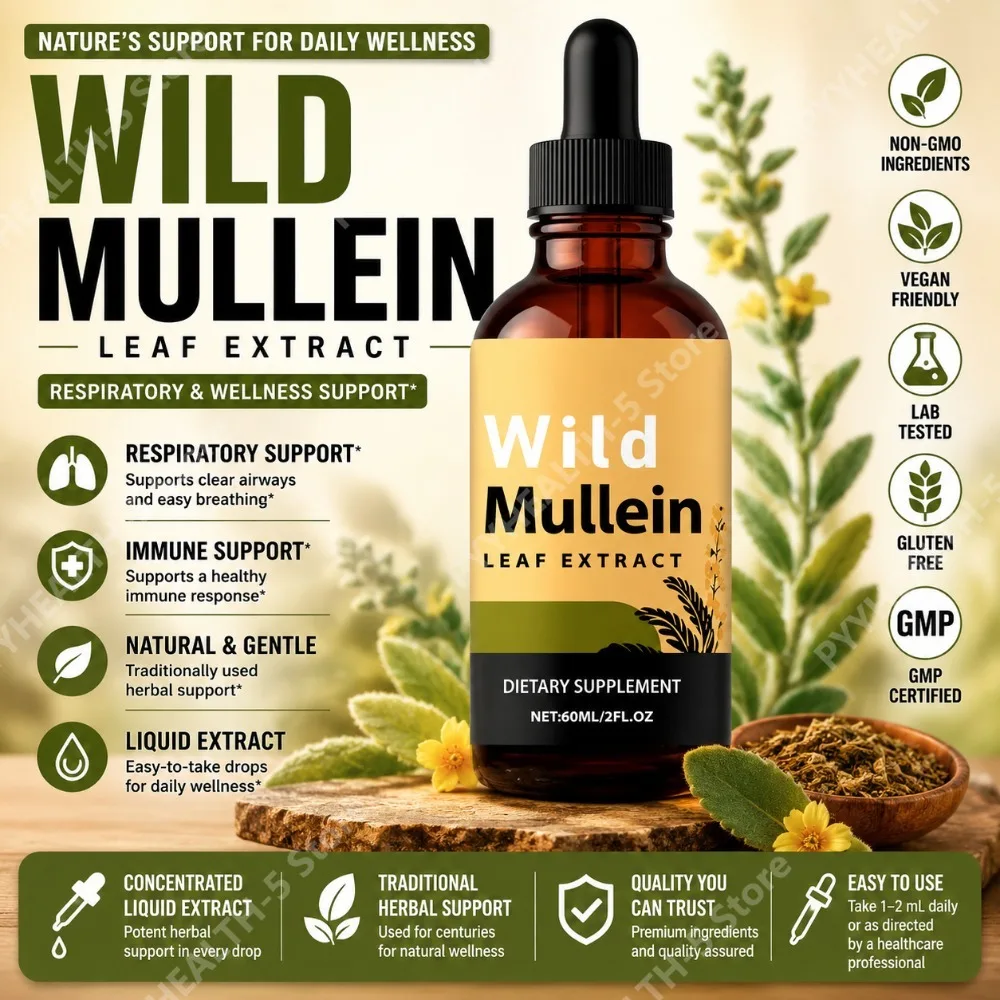 Wild Mullein Leaf Drops with G - đánh giá và giá Herbal Supplement