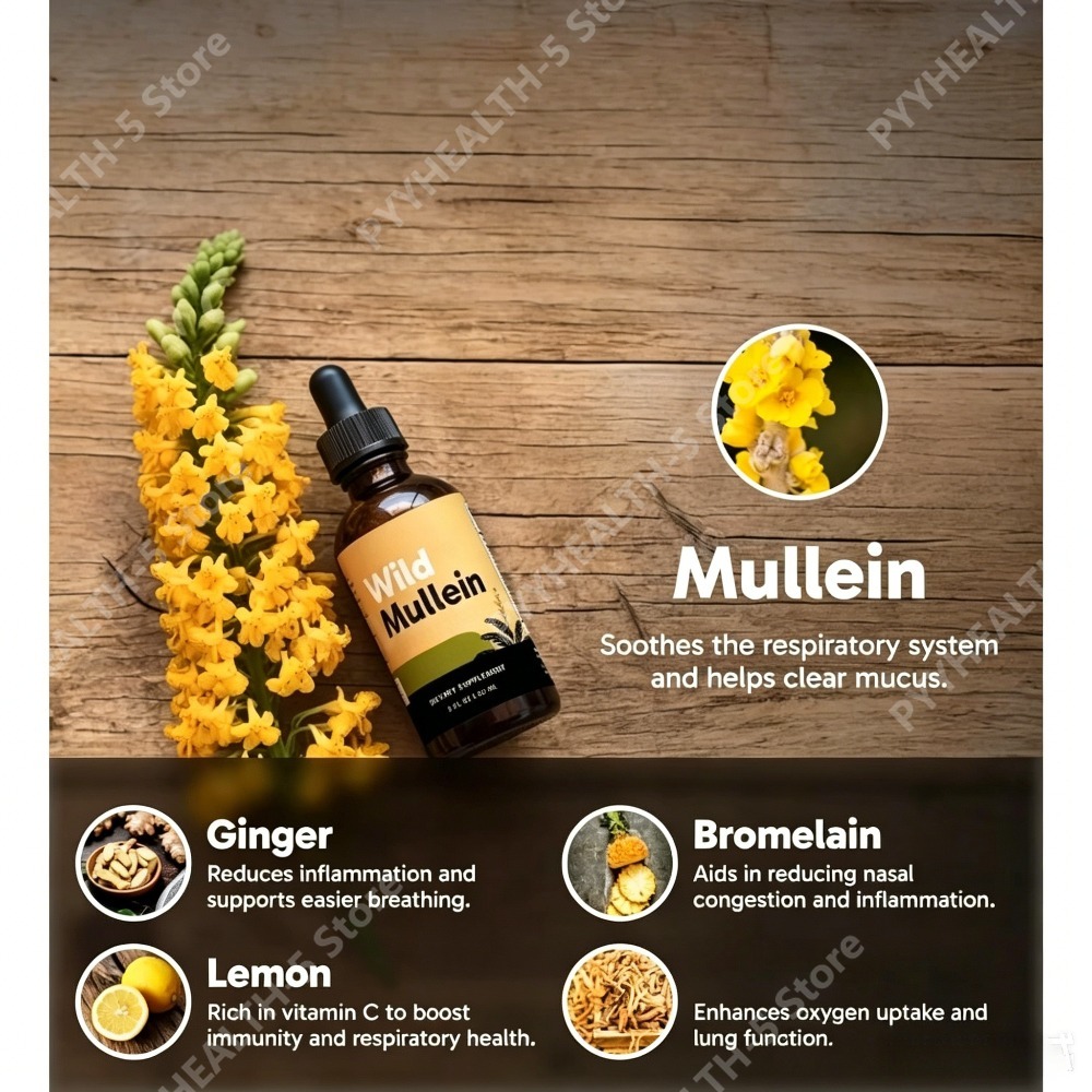 Wild Mullein Leaf Drops with G - đánh giá và giá Herbal Supplement