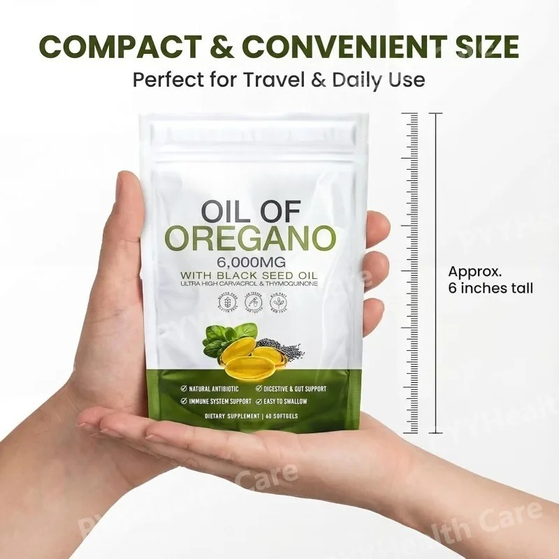 Oregano Oil with Black Seed Oi - đánh giá và giá Herbal Supplement