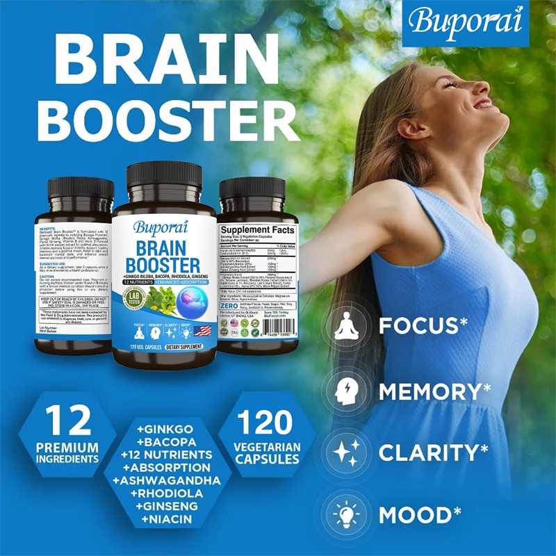 Brain Booster Supplement - Mem - đánh giá và giá Chamomile Tea