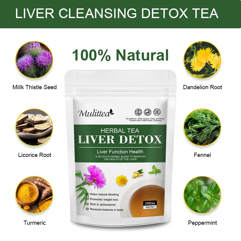 Mulittea 100% Natural Liver Cl - đánh giá và giá Chamomile Tea