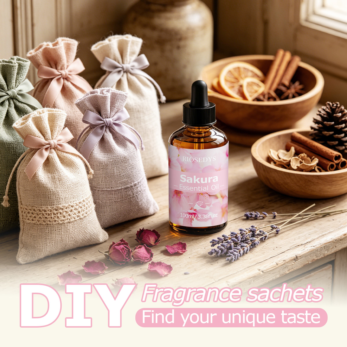 SAKURA Essential Oil, Fresh Fl - đánh giá và giá Lavender Oil