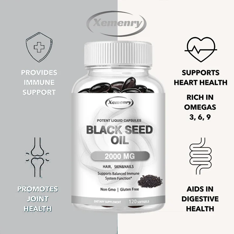 Vegan Black Seed Oil Capsules  - đánh giá và giá Herbal Supplement