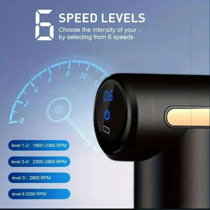 Portable Fascial Massage Gun E - đánh giá và giá Health Wellness