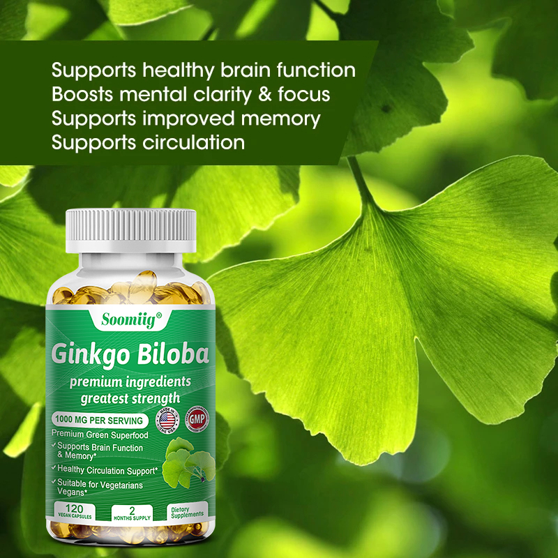 Ginko Biloba Capsules - Brain  - đánh giá và giá Ginger Tea