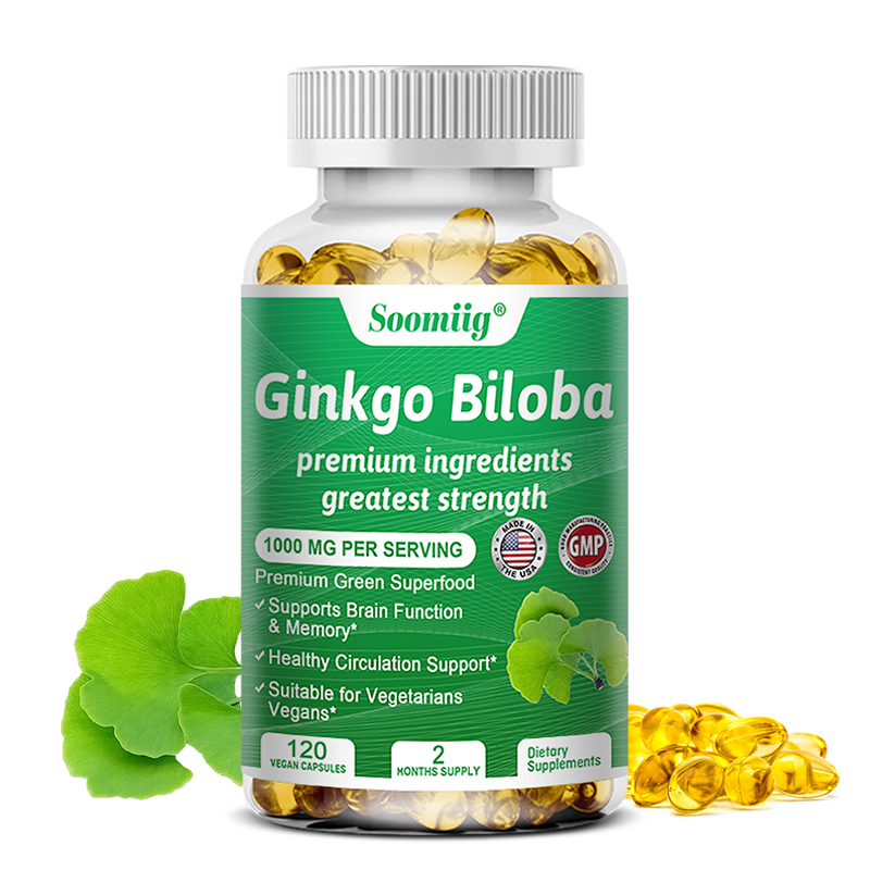 Ginko Biloba Capsules - Brain  - đánh giá và giá Ginger Tea