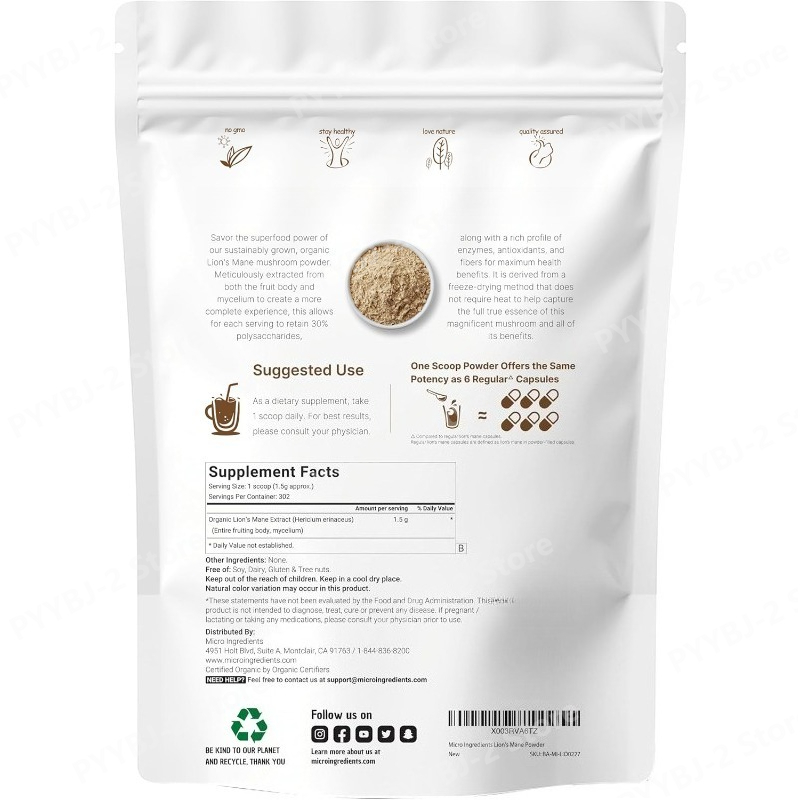 Organic Lion’s Mane Mushroom P - đánh giá và giá Chamomile Tea