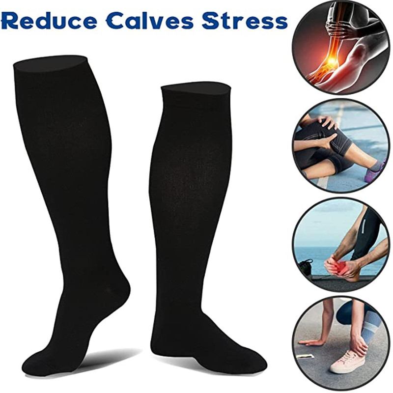 3 Pair Compression Socks Knee  - đánh giá và giá Echinacea