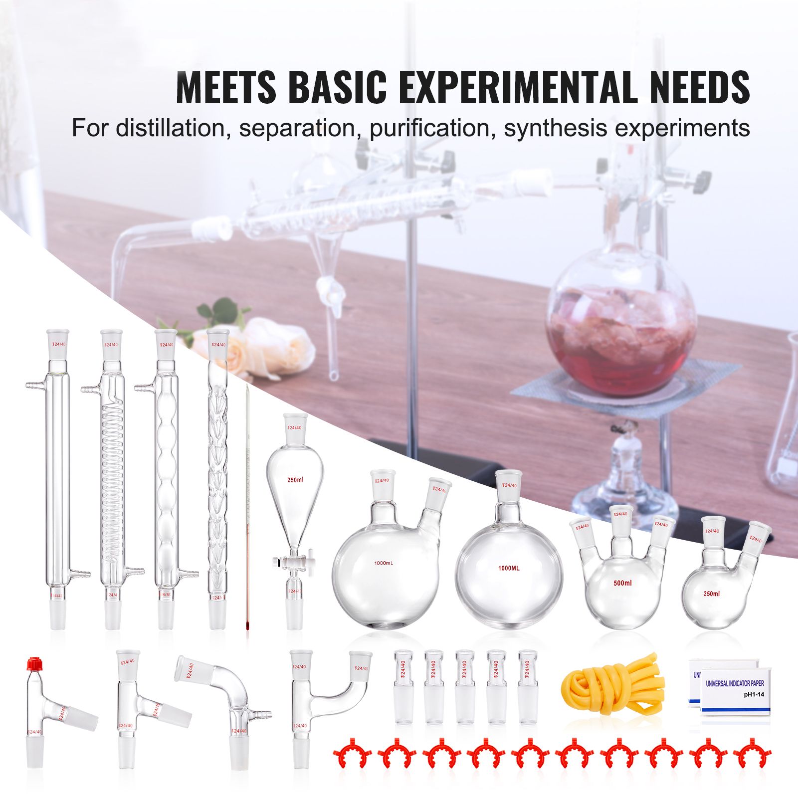 Lab Distillation Kit, 3.3 Boro - đánh giá và giá Essential Oils