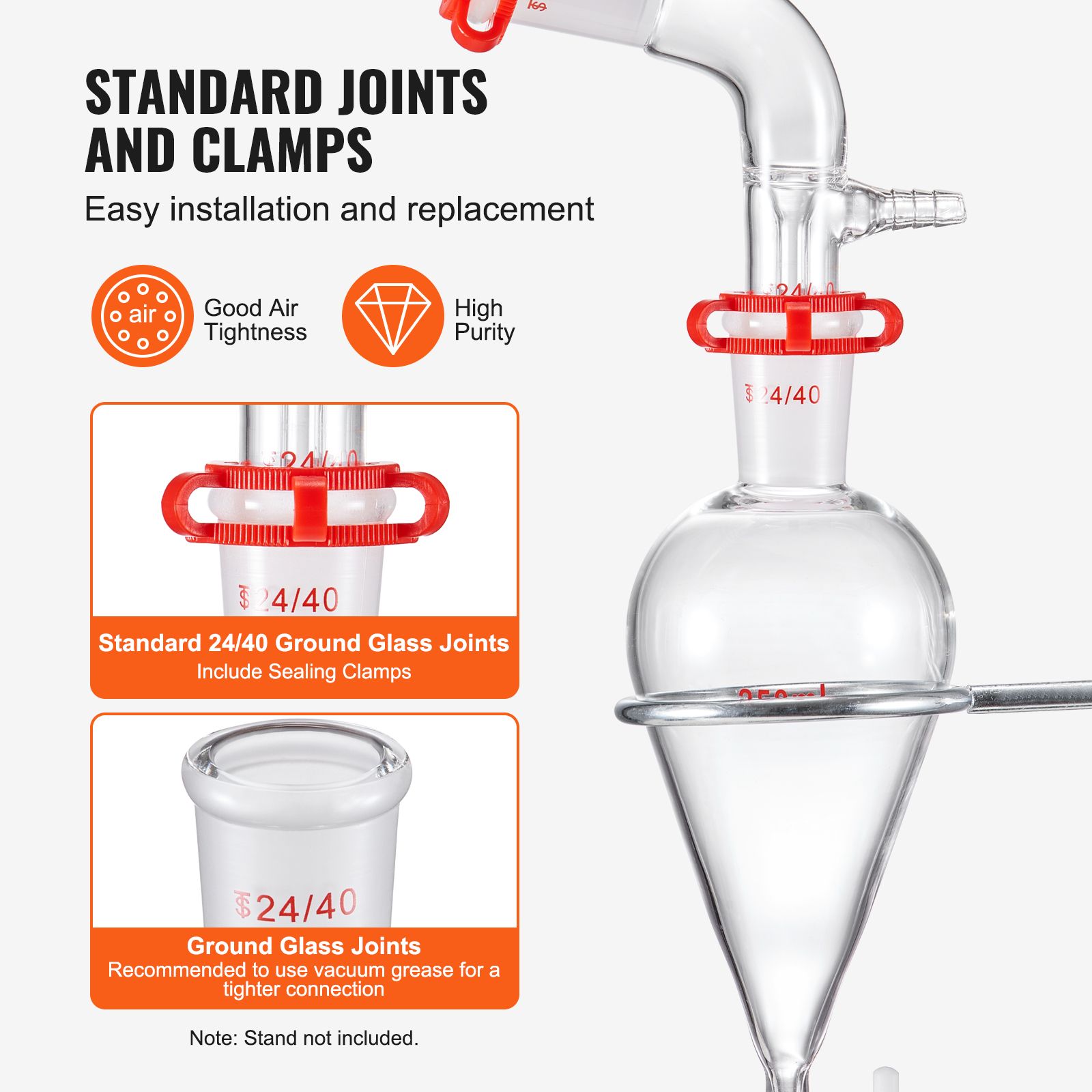 Lab Distillation Kit, 3.3 Boro - đánh giá và giá Essential Oils