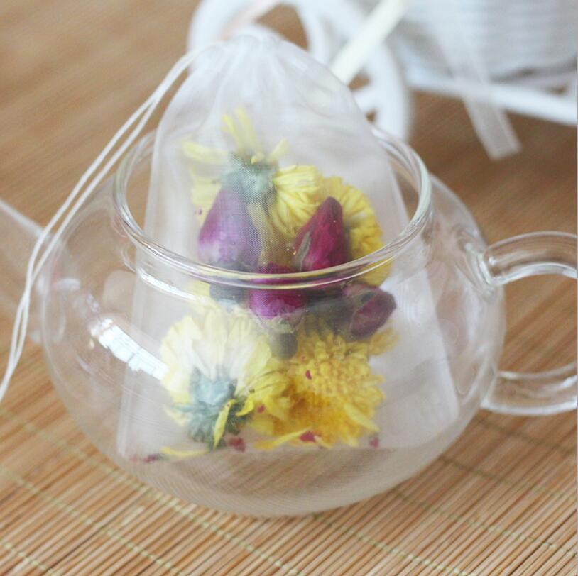50pcs/lot Empty Tea Bag Nylon  - đánh giá và giá Chamomile Tea