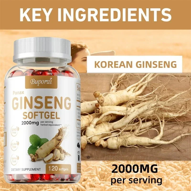 Red Panax Ginseng Capsules - f - đánh giá và giá Ginger Tea
