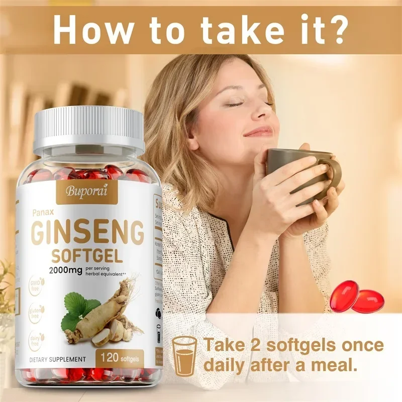 Red Panax Ginseng Capsules - f - đánh giá và giá Ginger Tea